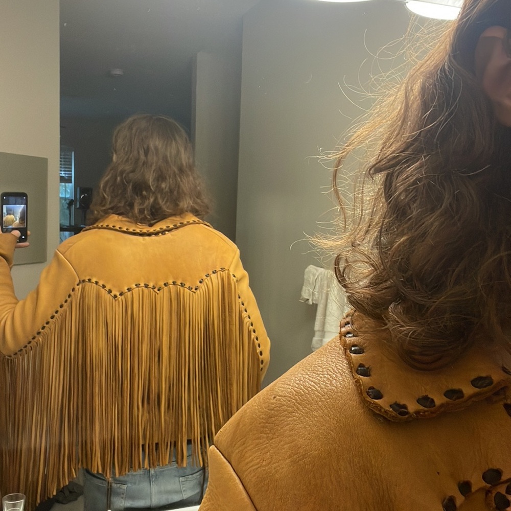 Unique custom Native American style fringe leather jacket - Picture 7 of 7